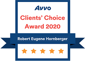 Avvo Clients’ Choice Award 2020 – Robert Eugene Hornberger